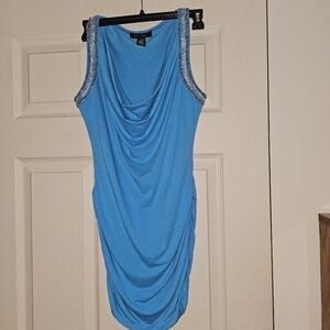 White house black market beaded tank top